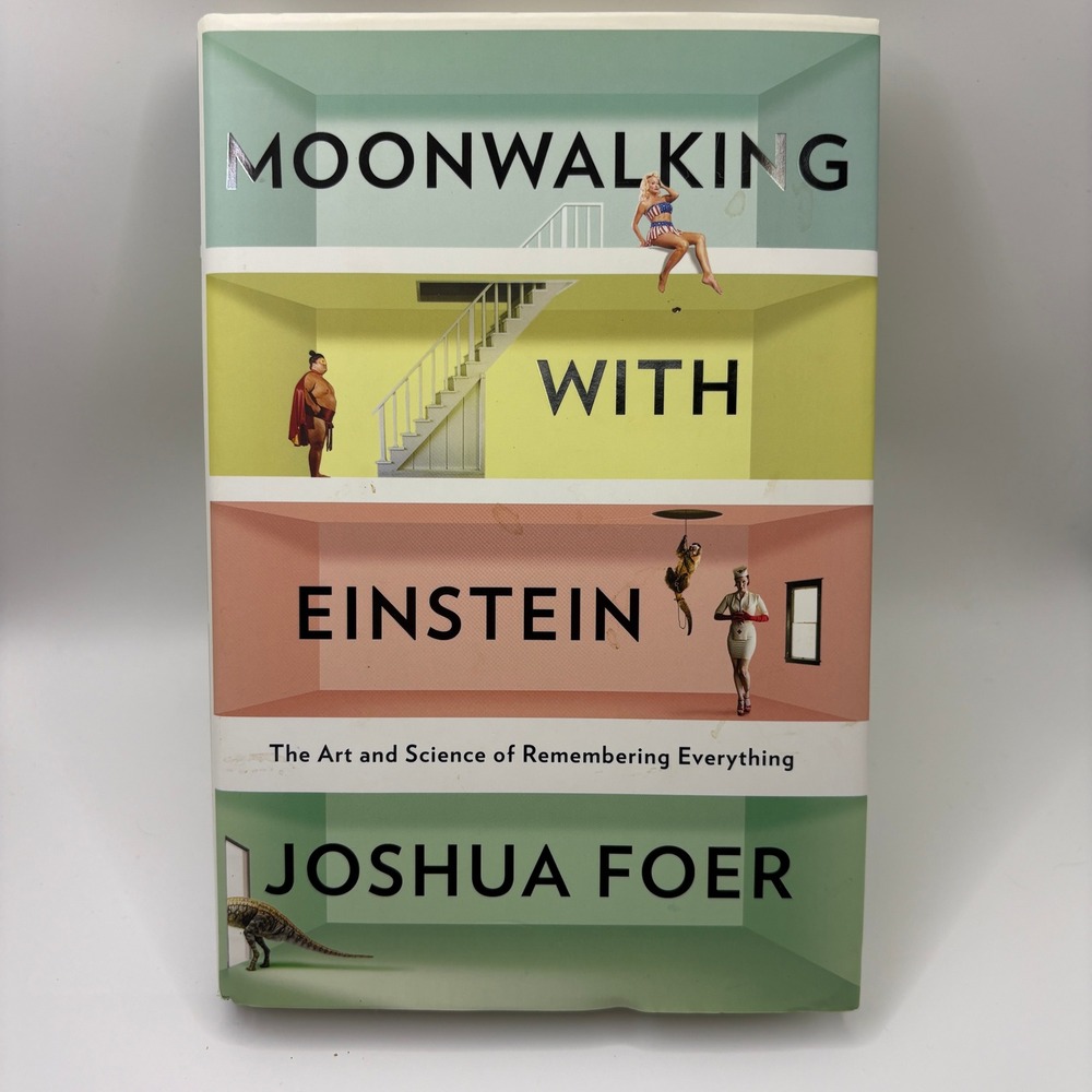 Signed Moonwalking with Einstein Joshua Foer Hardcover First Edition 2011 Book